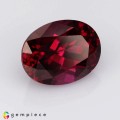 Natural Rhodolite garnet 6.36 Carats Purplish Pink Oval 12x9 mm Loose Gemstone - Image 6