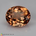 Natural Beryl 14.49 Carats Vivid Peach Orange Oval 17x15 mm Loose Gemstone - Image 1