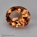 Natural Beryl 14.49 Carats Vivid Peach Orange Oval 17x15 mm Loose Gemstone - Image 2