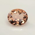 Natural Beryl 14.49 Carats Vivid Peach Orange Oval 17x15 mm Loose Gemstone - Image 1