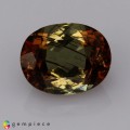 Natural Andalusite 2.94 Carats Yellow Orange Oval 10x8 mm Loose Gemstone - Image 1