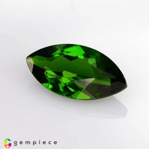 chrome diopside  1.78cts - 12x6mm