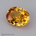 Natural Zircon 2.81 Carats Golden Yellow Oval 9x7 mm Loose Gemstone - Image 2