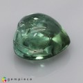 Natural Tourmaline 11.47 Carats Green Heart Cabochon 13x9 mm Loose Gemstone - Image 1