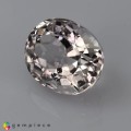Natural Scapolite 4.78 Carats White Oval 11x9 mm Loose Gemstone - Image 3