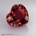 Natural Tourmaline 2.87 Carats Vivid Pink Heart  8x9 mm Loose Gemstone - Image 4