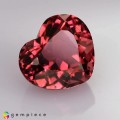 Natural Tourmaline 2.87 Carats Vivid Pink Heart  8x9 mm Loose Gemstone - Image 7