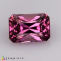 Natural Malaya garnet 1.45 Carats Purplish Pink Emerald 7x5 mm Loose Gemstone - Image 1