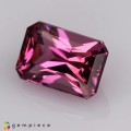 Natural Malaya garnet 1.45 Carats Purplish Pink Emerald 7x5 mm Loose Gemstone - Image 2