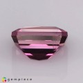 Natural Malaya garnet 1.45 Carats Purplish Pink Emerald 7x5 mm Loose Gemstone - Image 4