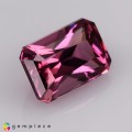 Natural Malaya garnet 1.45 Carats Purplish Pink Emerald 7x5 mm Loose Gemstone - Image 3