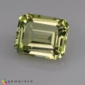 Natural Amblygonite 2.17 Carats Greenish Yellow Emerald 9x7 mm Loose Gemstone - Image 2