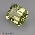 Natural Amblygonite 2.17 Carats Greenish Yellow Emerald 9x7 mm Loose Gemstone - Image 3
