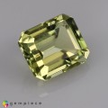 Natural Amblygonite 2.17 Carats Greenish Yellow Emerald 9x7 mm Loose Gemstone - Image 6