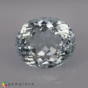 Light Ice Blue Natural Aquamarine   7.17cts - 13x11mm