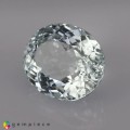 Natural Light Ice Blue Natural Aquamarine  7.17 Carats Very Light Ice Blue Oval 13x11 mm Loose Gemstone - Image 2