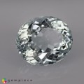 Natural Light Ice Blue Natural Aquamarine  7.17 Carats Very Light Ice Blue Oval 13x11 mm Loose Gemstone - Image 6