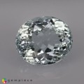 Natural Light Ice Blue Natural Aquamarine  7.17 Carats Very Light Ice Blue Oval 13x11 mm Loose Gemstone - Image 7