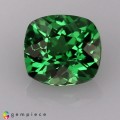 Natural Tsavorite garnet 0.34 Carats Chrome Green Antique Cushion 4x3 mm Loose Gemstone - Image 1
