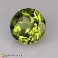 Natural Peridot 4.55 Carats Green Yellow Round 10x7 mm Loose Gemstone - Image 4