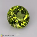 Natural Peridot 4.55 Carats Green Yellow Round 10x7 mm Loose Gemstone - Image 7