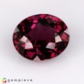 Natural Rhodolite garnet 5.46 Carats Purplish Pink Oval 11x10 mm Loose Gemstone - Image 1
