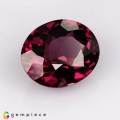 Natural Rhodolite garnet 5.46 Carats Purplish Pink Oval 11x10 mm Loose Gemstone - Image 6