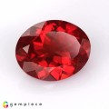 Natural Andesine 2.06 Carats Blood Red Oval 10x8 mm Loose Gemstone - Image 7
