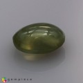 Natural Chrysoberyl cats eye 2.19 Carats Honey Yellow Oval Cabochon 8x6 mm Loose Gemstone - Image 6