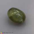 Natural Chrysoberyl cats eye 2.19 Carats Honey Yellow Oval Cabochon 8x6 mm Loose Gemstone - Image 4