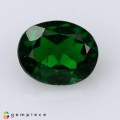 Natural Tsavorite garnet 0.39 Carats Chrome Green Oval 5x4 mm Loose Gemstone - Image 2