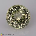 Natural Sillimanite 5.49 Carats Pastel Yellow Round 11x7 mm Loose Gemstone - Image 1