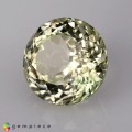 Natural Sillimanite 5.49 Carats Pastel Yellow Round 11x7 mm Loose Gemstone - Image 3