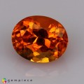 Natural Clinohumite 1.44 Carats Fanta Orange Oval 7x6 mm Loose Gemstone - Image 2