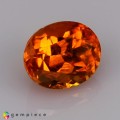 Natural Clinohumite 1.44 Carats Fanta Orange Oval 7x6 mm Loose Gemstone - Image 5