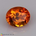 Natural Clinohumite 1.44 Carats Fanta Orange Oval 7x6 mm Loose Gemstone - Image 6