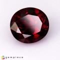 Natural Rhodolite garnet 5.66 Carats Pinkish Red Oval 11x10 mm Loose Gemstone - Image 7