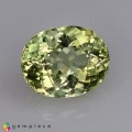 Natural Amblygonite 2.12 Carats Yellowish Green Oval 9x7 mm Loose Gemstone - Image 7