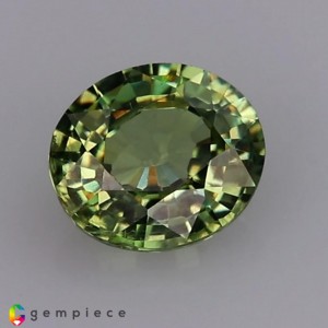 demantoid garnet  0.79cts - 6x5mm
