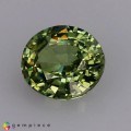Natural Demantoid garnet 0.79 Carats Green Oval 6x5 mm Loose Gemstone - Image 2