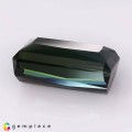 Natural Bi-color tourmaline 10.17 Carats Intense Green to Steel Green Emerald 15x9 mm Loose Gemstone - Image 4
