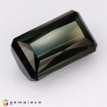Natural Bi-color tourmaline 10.17 Carats Intense Green to Steel Green Emerald 15x9 mm Loose Gemstone - Image 5
