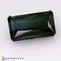 Natural Bi-color tourmaline 10.17 Carats Intense Green to Steel Green Emerald 15x9 mm Loose Gemstone - Image 6