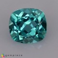 Natural Apatite 1.51 Carats Paraiba Blue Antique Cushion 7x4 mm Loose Gemstone - Image 1