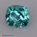 Natural Apatite 1.51 Carats Paraiba Blue Antique Cushion 7x4 mm Loose Gemstone - Image 3
