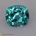 Natural Apatite 1.51 Carats Paraiba Blue Antique Cushion 7x4 mm Loose Gemstone - Image 7