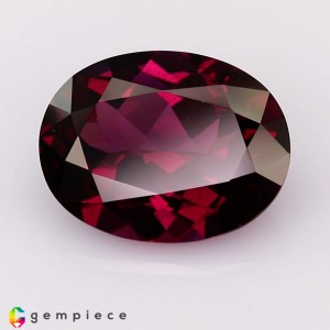rhodolite garnet  9.16cts - 15x12mm