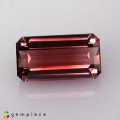 Natural Bi-color tourmaline 3.76 Carats Pink to Champagne Emerald Cut 11x6 mm Loose Gemstone - Image 4