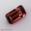 Natural Bi-color tourmaline 3.76 Carats Pink to Champagne Emerald Cut 11x6 mm Loose Gemstone - Image 6