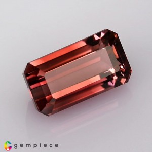 bi-color tourmaline  3.76cts - 11x6mm bi-color tourmaline  3.76cts - 11x6mm
